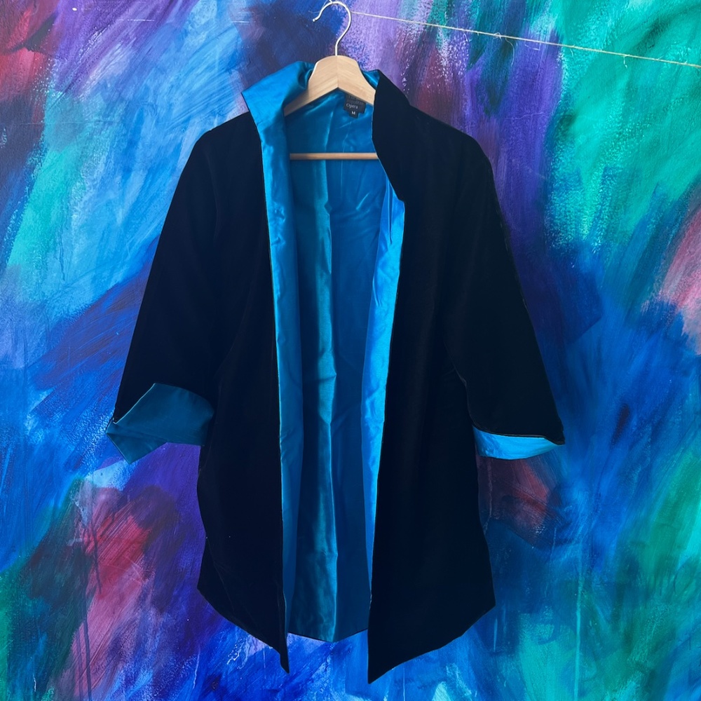 The Metropolitan Opera Silk Velvet Coat, Medium